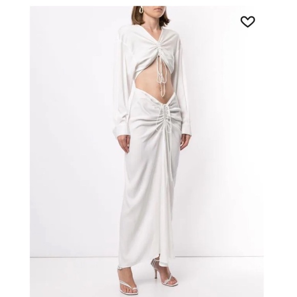 Christopher Esber Ruched Disconnect Dress - Size 8 AUS (US size small) - Picture 3 of 4